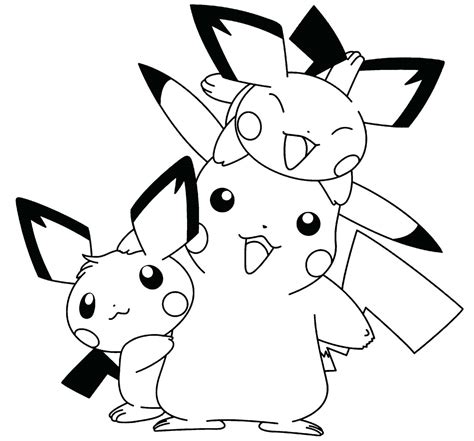 Pikachu para Colorir: +60 Desenhos Lindos para Imprimir!